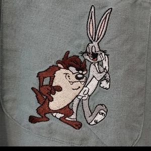 Warner Brothers linen shirt - size Medium